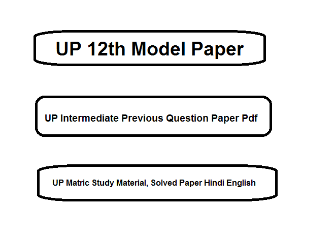 UP Board Intermediate Model Paper 2021