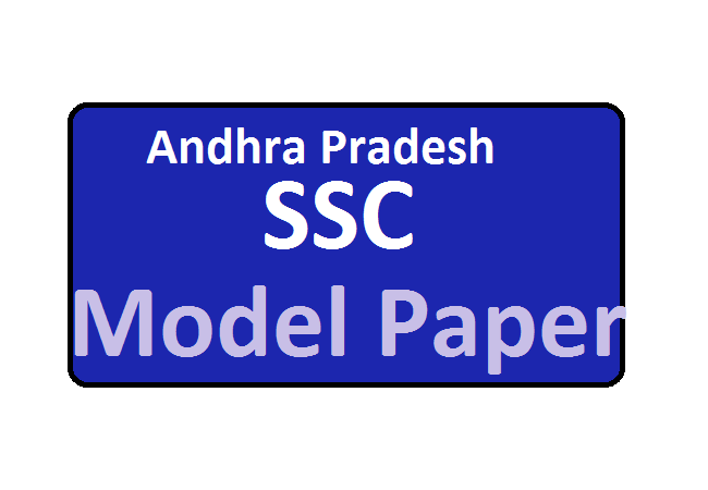 AP SSC 10th Model Question Paper 2020